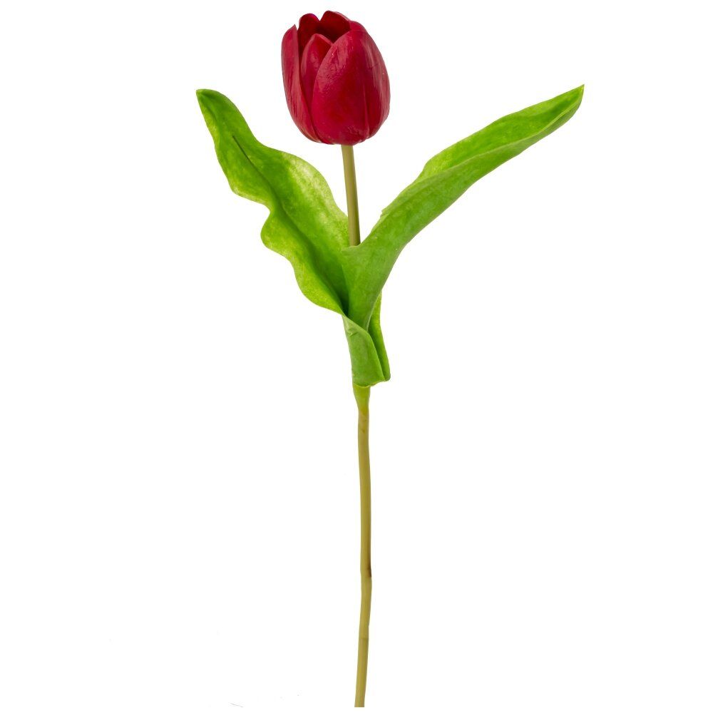 GAEM Цветок искусственный "Тюльпан" (Real Touch) (блок 7шт), L17 W6 H36 см