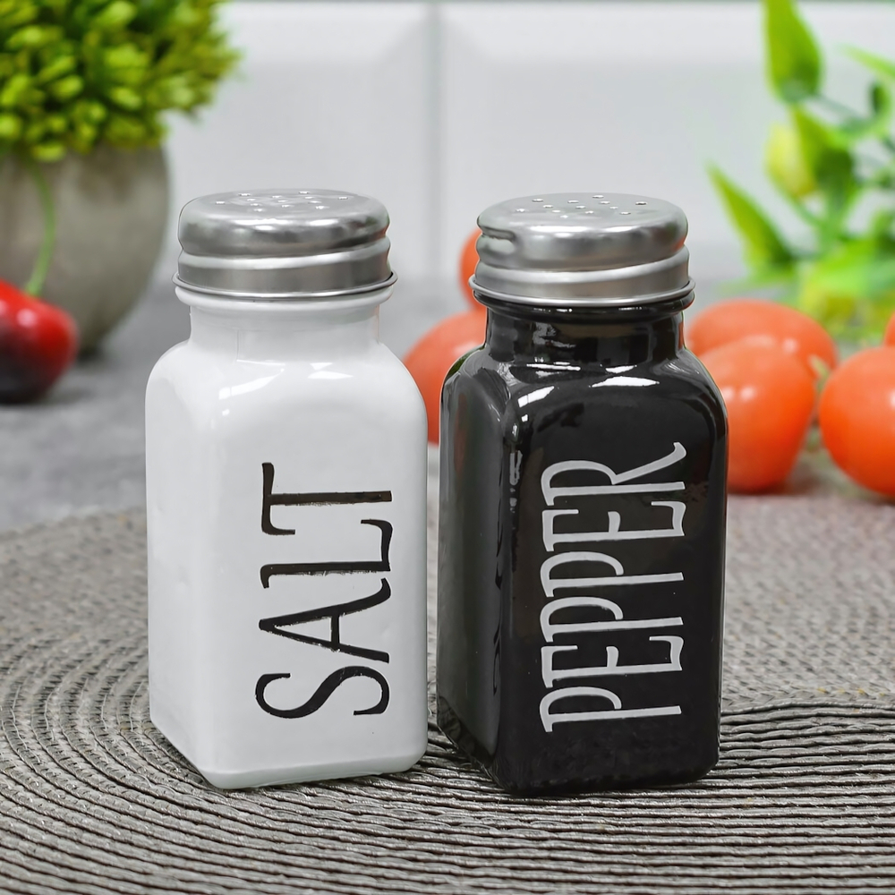 Набор для специй 2 предмета "Spezia", объем по 80мл, окрашенное стекло