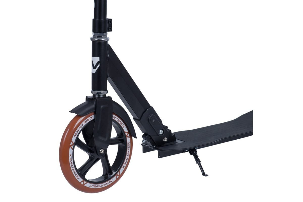 Самокат для детей NOVATRACK DEFT,  230/180 мм, черный