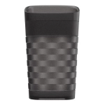 Стакан для зубных щеток без разделителя Glam (графит)