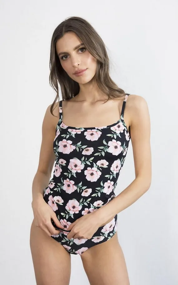 KOSZULKA HIBISCUS Майка на бретелях