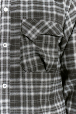 Рубашка Called a Garment Human Flannel Shirt "Black"