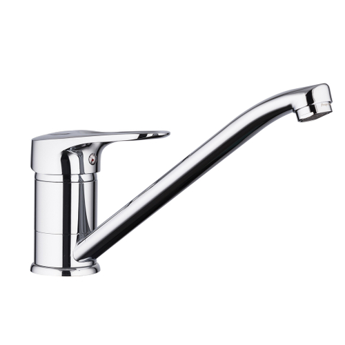 Смеситель для кухни 40к F4904 FRAP (плоский пов.излив, п/гайку, хром, латунь)