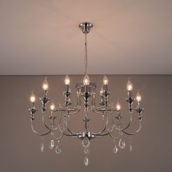 Citilux Рига CL437221 Люстра подвесная Хром