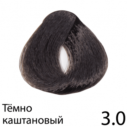 Безаммиачная перманентная крем-краска REGAL ZERO (темно-каштановая), 3.0, BES, 100 мл.