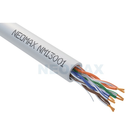 Кабель NEOMAX [NM13001] U/UTP cat.5e 4 пары (305 м) 7/0.18 мм (24 AWG) гибкий многожильный Медь PVC jacket