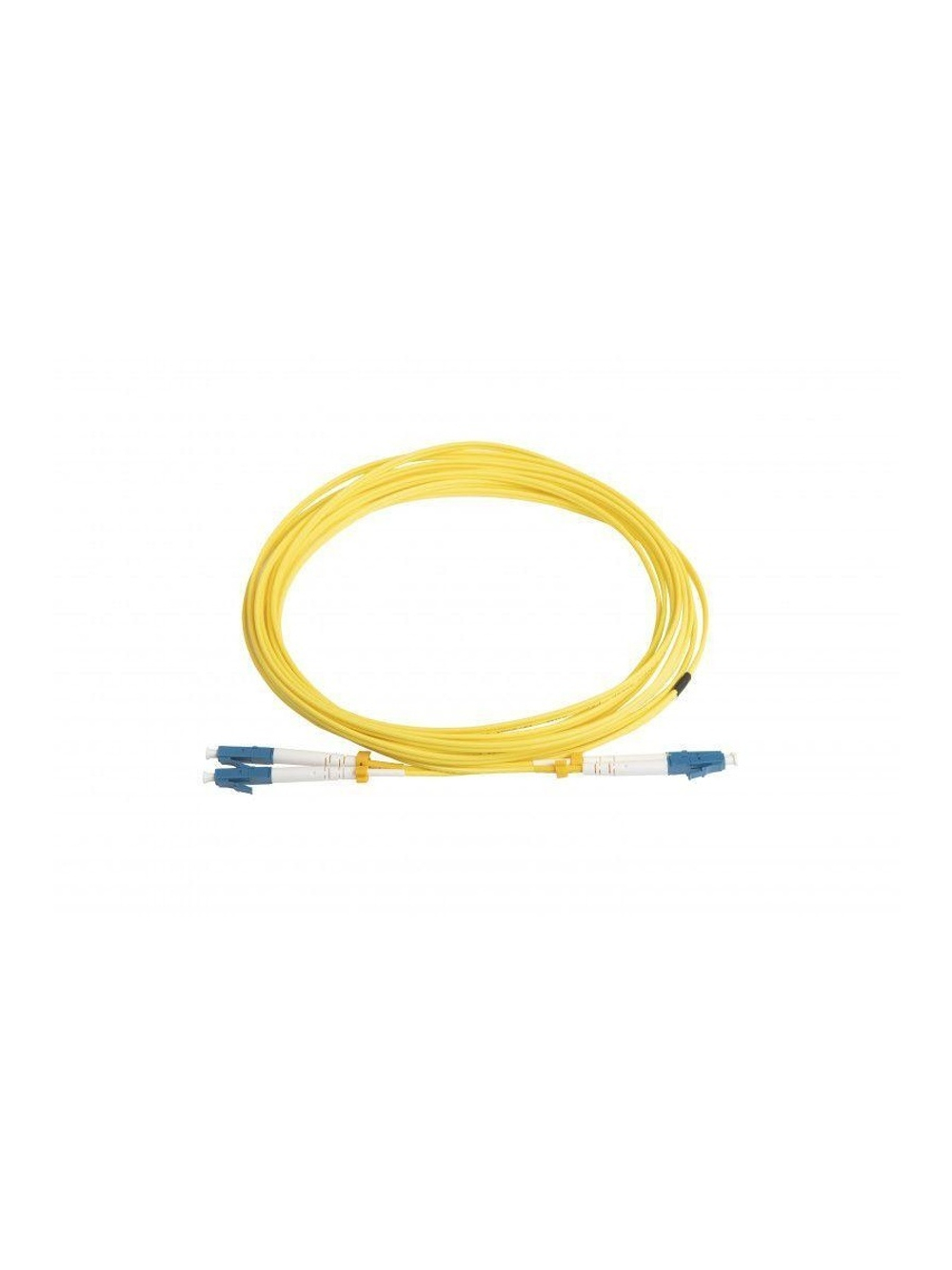 Патч-корд FC-D2-9-LC/UR-LC/UR-H-5M-LSZH-YL (FC-9-LC-LC-UPC-5M) вол.-опт. SM 9/125 (OS2) LC/UPC-LC/UPC duplex LSZH 5м Hyperline 28077