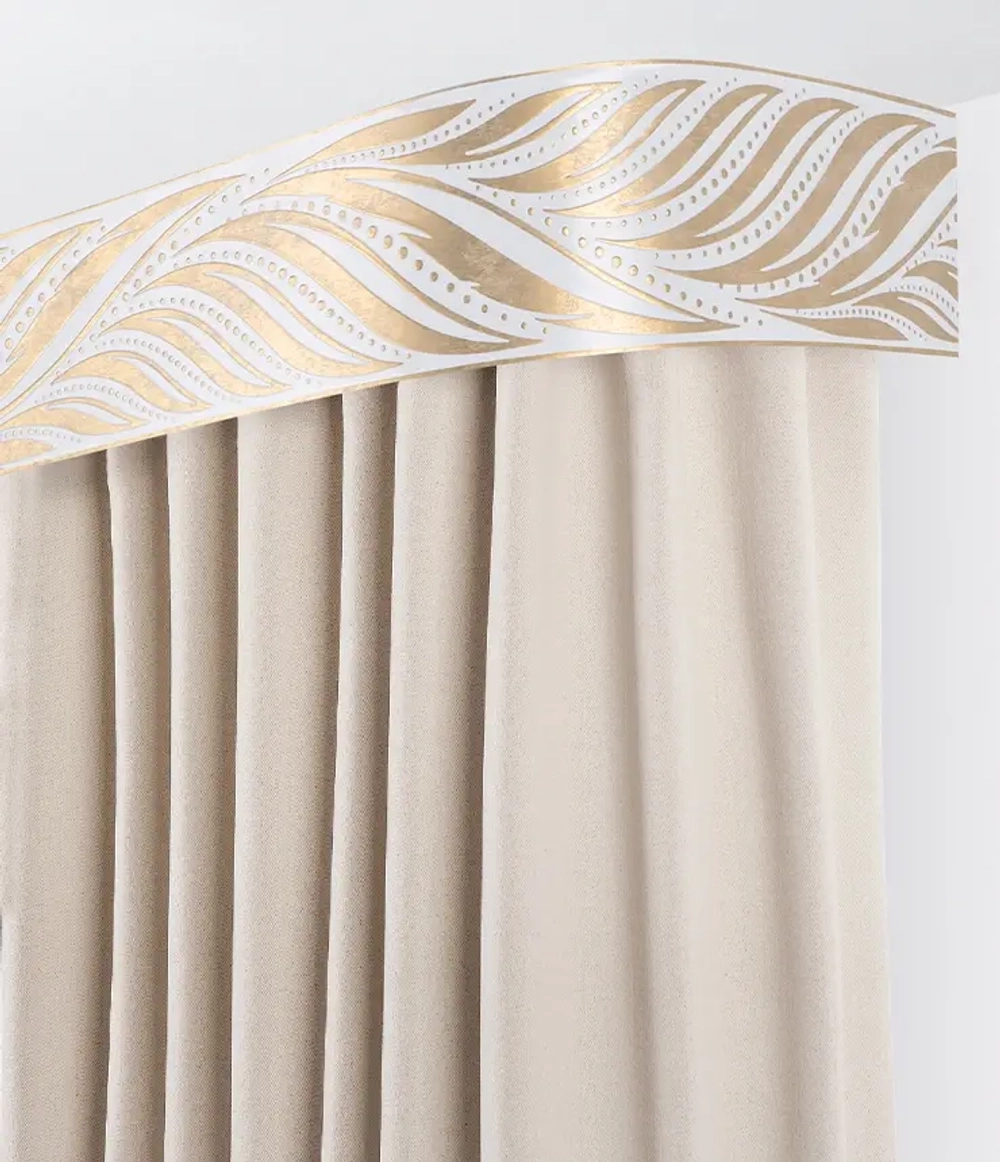 Пластиковый карниз с тиснением Legrand 2-х рядный Феникс 2000 мм