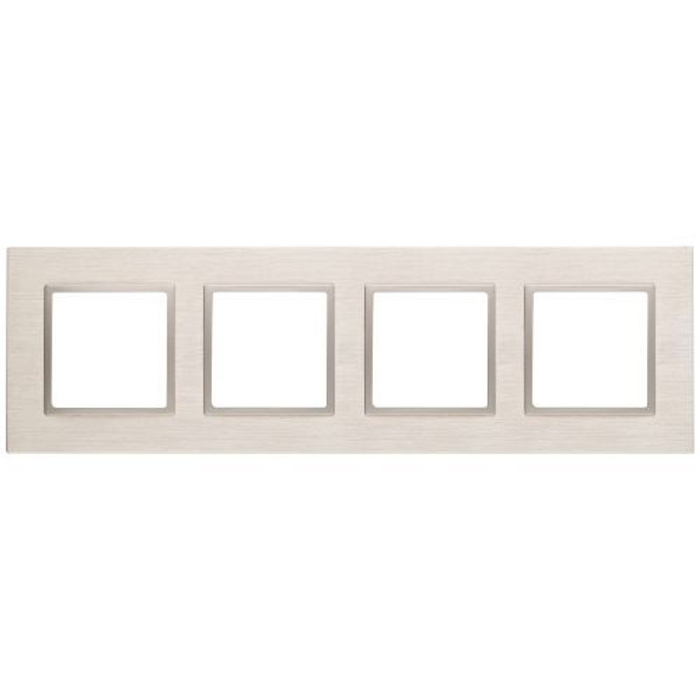 Рамка 4-м 14-5204-04 металл Elegance шампань+шампань ЭРА Б0034560