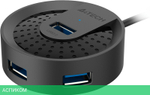 USB-хаб A4Tech USB 3.0 HUB-30C черный