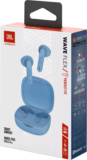 Беспроводные Наушники JBL Wave Flex Синий