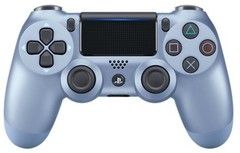 Джойстик беспроводной Dualshock 4 для PlayStation4 (Голубой металлик)