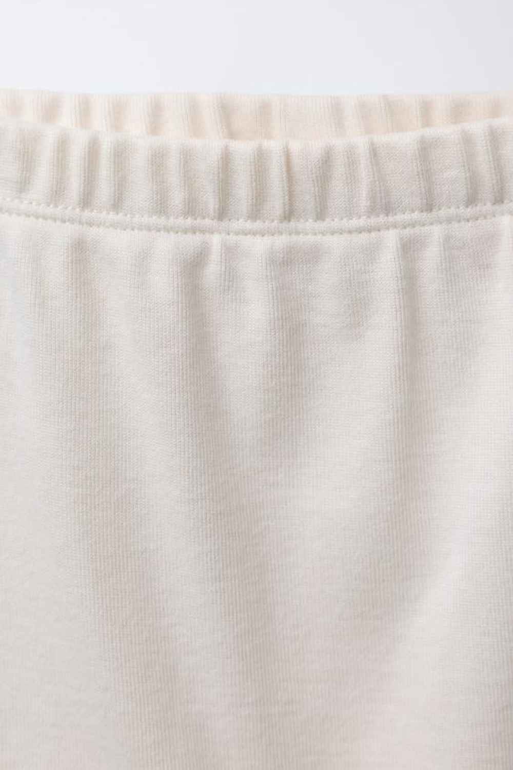 ZARA ОДНОТОННЫЙ КОМПЛЕКТ ИЗ БОДИ И ПОЛЗУНКОВ, ЭКРЮ