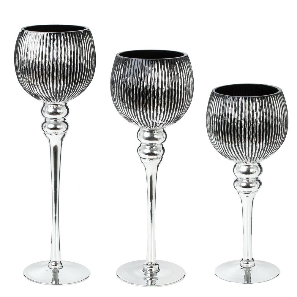 GAEM Набор из 3-х подсвечников, L33 W16 H45,5 см