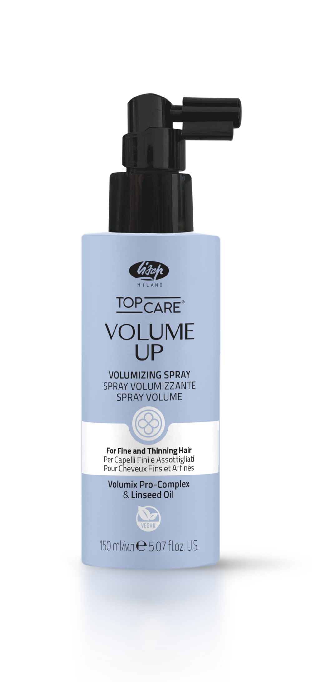 Спрей для придания объема для тонких и ослабленных волос - Lisap Volumizing spray 150 мл