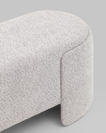 Банкетка Taks букле светло-серый