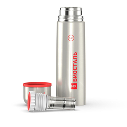 Термос Biostal (1,2 литра) пробка с ситечком, стальной