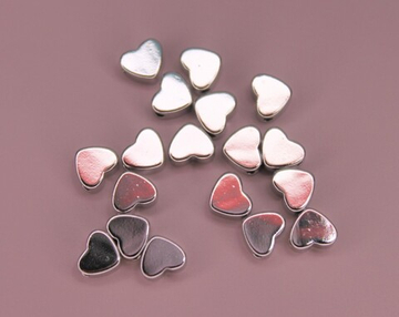 Бусина сердце 6х5 мм