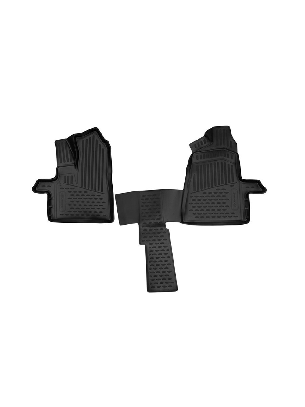 Коврики в салон для FORD Transit, 2015-2019 фургон, USA, vinyl flooring ,2шт. (полиуретан) ELEMENT3D01904210.F