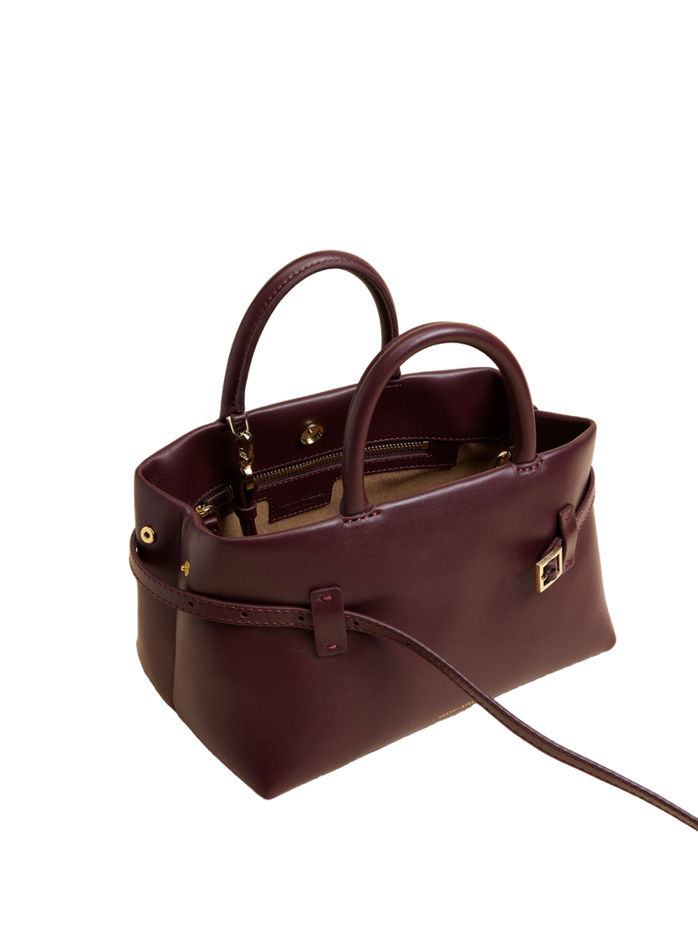 Сумка Manu Atelier Le Cambon 25 Merlot Soft Dark Burgundy