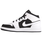 Jordan 1 Mid White Black GS