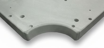 Плита "Top-Quality" 12ф (45 мм, 5-рс) пирамида, вертикальное крепление