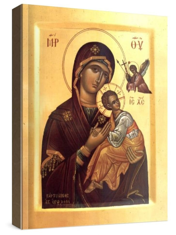 Страстная икона БМ (рукописная икона)