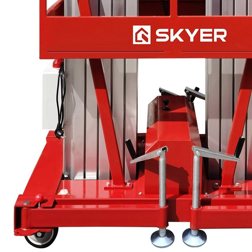 Подъемник передвижной телескопический мачтовый SKYER GTWY 8-200 AC/DC (в/п 8 м, г/п 200 кг)