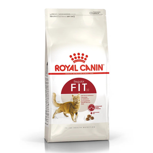 Сухой корм Royal Canin Fit 32 для взрослых умеренно активных кошек и имеющих доступ на улицу