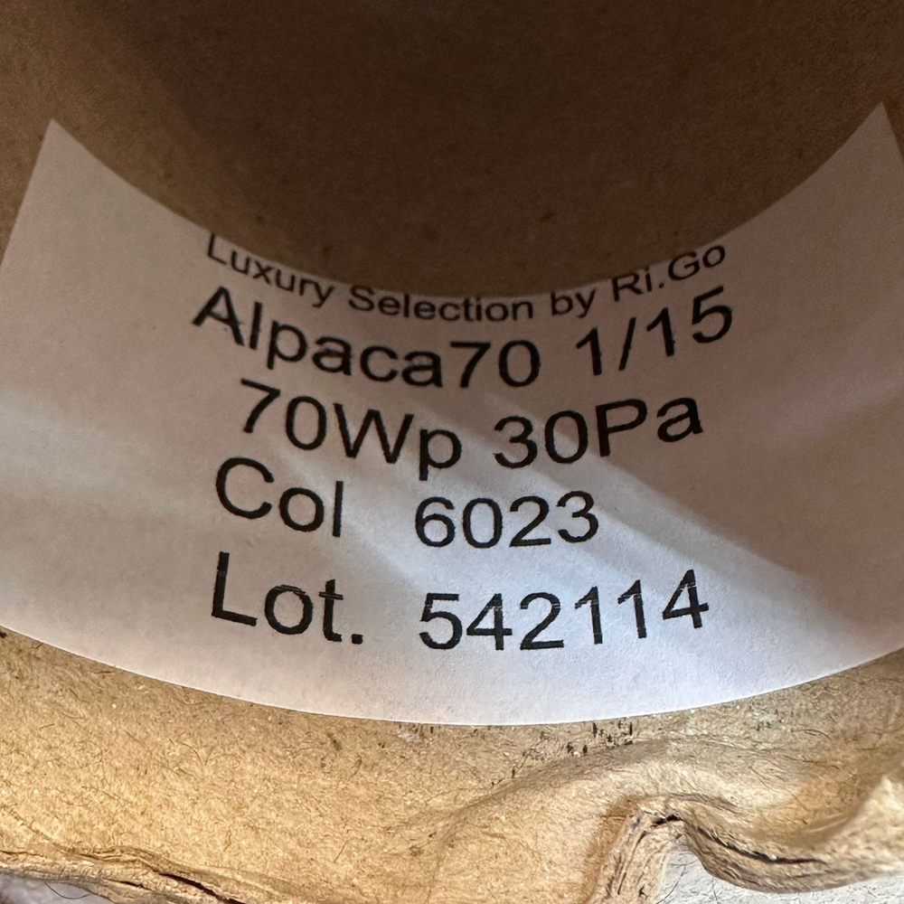 ALPACA70 - Ri.Go; 70% альпака, 30% п/а; 1500м/100гр; col. 6023, цвет: бежево-светло-серый меланж; S702