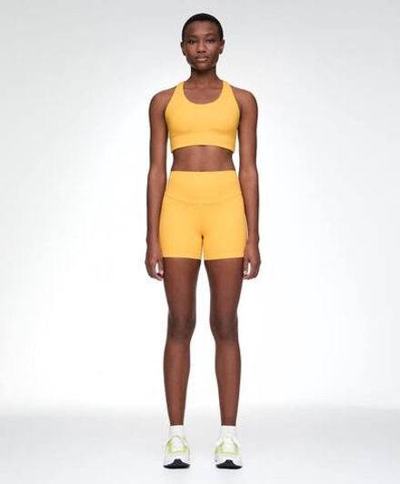 OYSHO Велосипедки Hot Pants Comfortlux с высокой посадкой длиной 10 см, ярко-желтый
