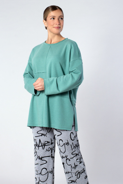 Джемпер женский 4381зп, шалфей #58Ш034381зп