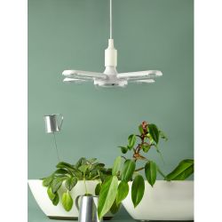 Фитолампа для растений светодиодная ЭРА GREEN LINE ФИТО-65W-PL-E27-GR 5-ти лепестковая розового свечения 65 Вт Е27 | ФИТО светильники