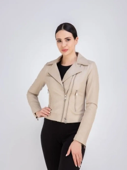 Кожаная куртка демисезонная косуха