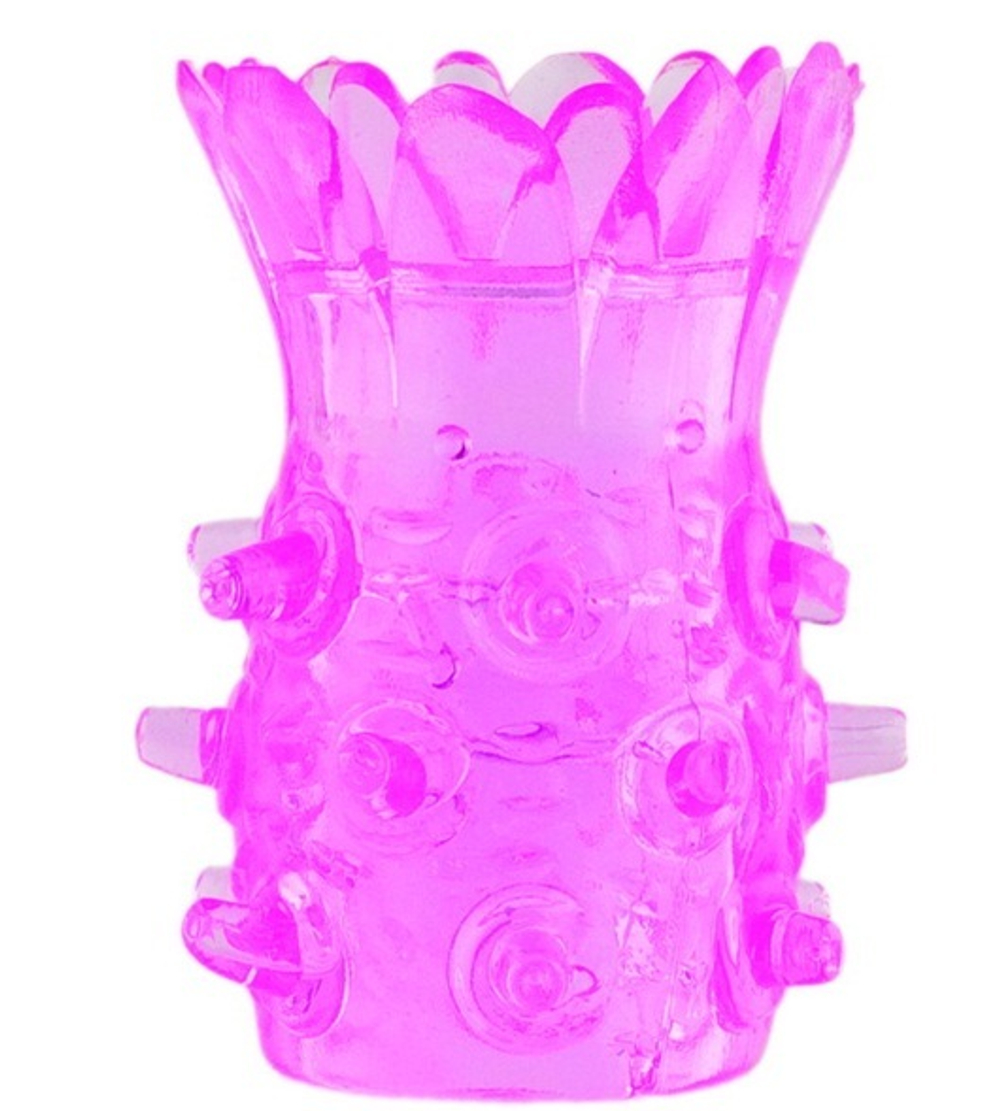 Насадка с шипиками Лепестки розовая 5 см