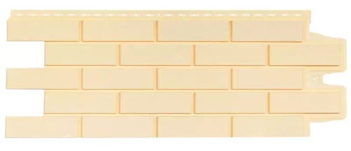 Фасадная панель Grand Line Клинкерный кирпич Стандарт Бежевый 0,39м2
