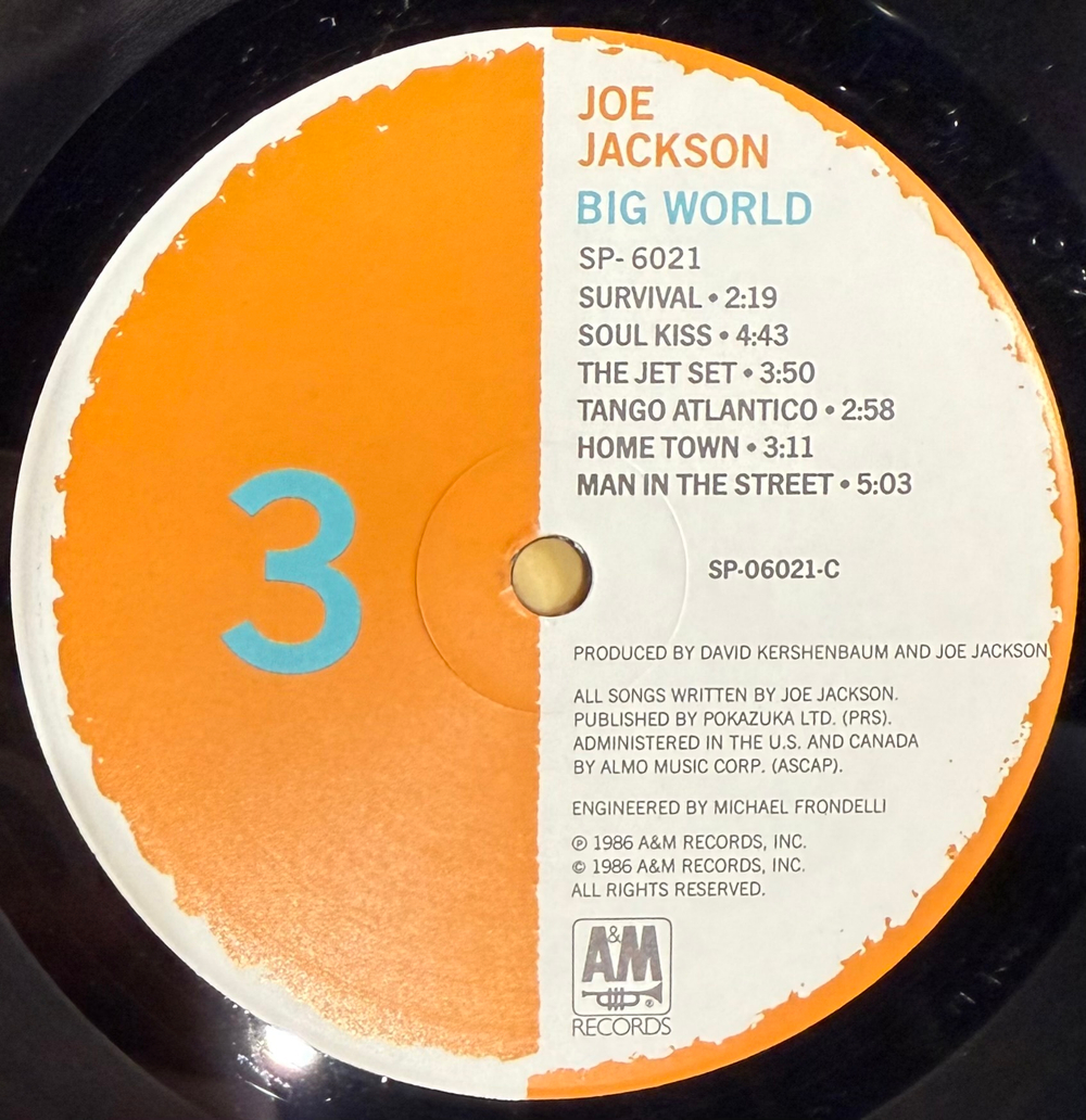 Виниловая пластинка Joe Jackson ‎– Big World 2LP