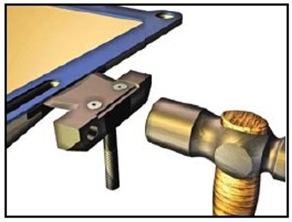 Съемник поддона картера 48x78 мм.