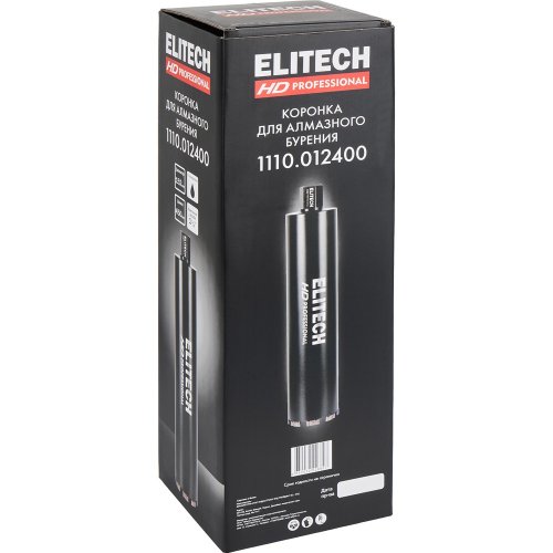 Коронка алмазная ELITECH 152*450 1/4" с охлаждением   1110.012400