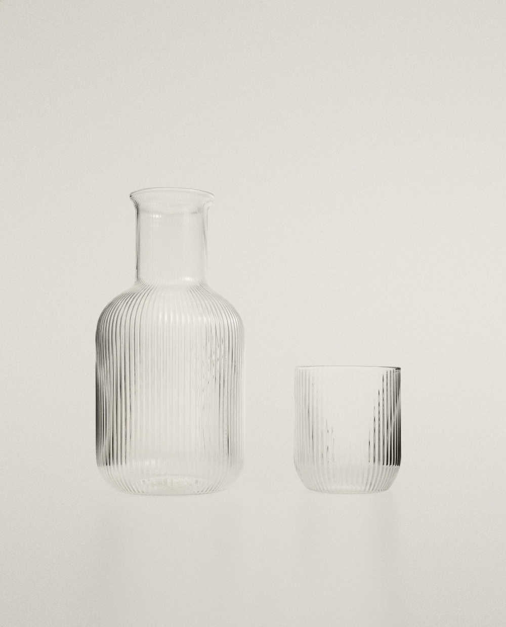 Zara Home кувшин из боросиликатного стекла, цвет прозрачный, 19 см