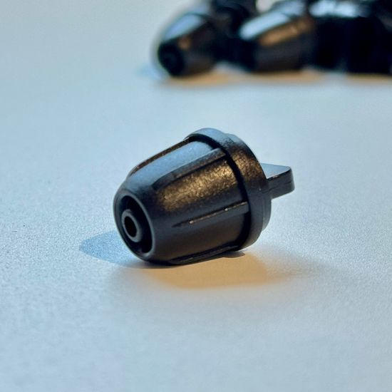 Заглушка с гайкой для микротрубки 4мм