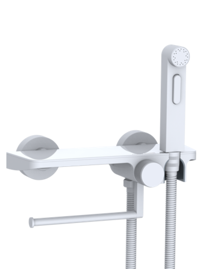 Гигиенический душ WeltWasser  HIGI SH2 WT 10000013681 латунь  Белый матовый
