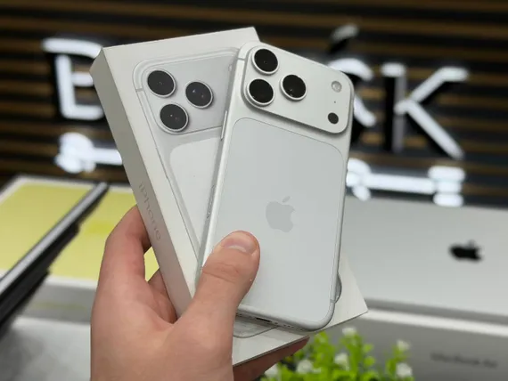 Б/У Телефон Apple IPhone 17 Pro 512Gb Silver 100% (H3CQHPG9PT)