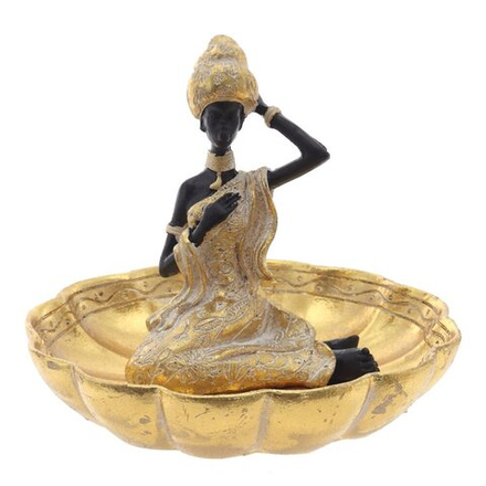 GAEM Фигурка декоративная "Африканка", L14,5 W14,5 H11,5 см