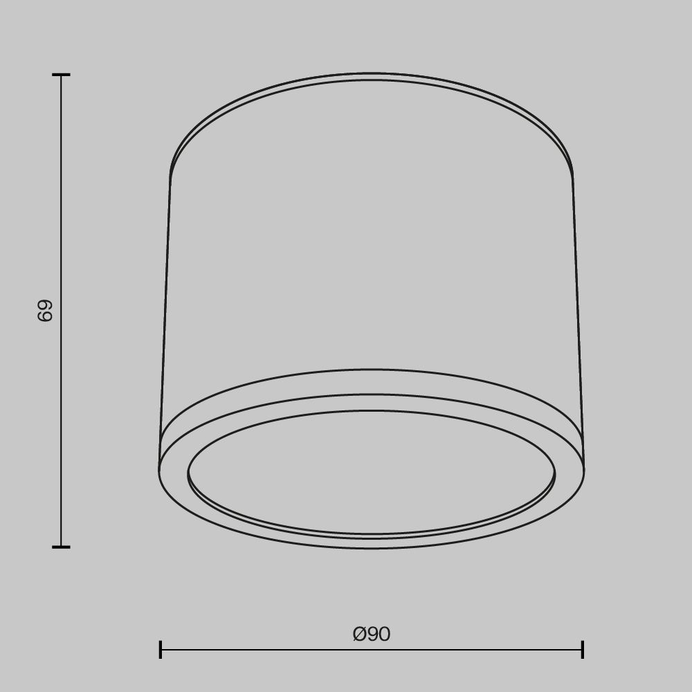 Светильник потолочный Maytoni   C095CL-GX53-W