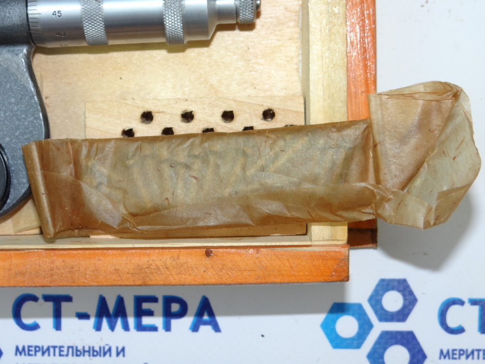 Микрометр резьбовой МВМ- 50 (25-50мм.) Ц/д 0,01мм. ГОСТ 4380-86 8 пар вставок
