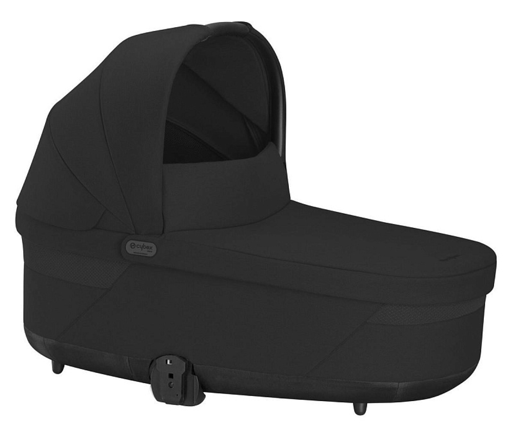 Коляска 2 в 1 Cybex Talos S Lux BLK Moon Black с дождевиками прогулочного блока и люльки