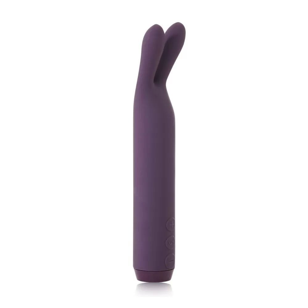 Фиолетовый вибратор с ушками Rabbit Bullet Vibrator - 8,9 см. (Цвет: фиолетовый)