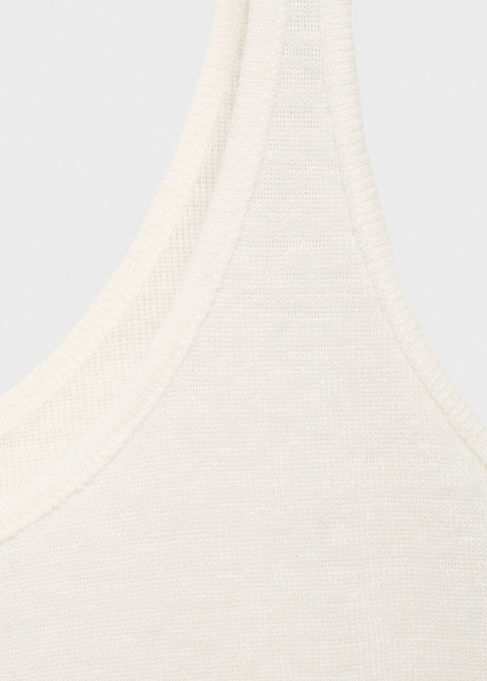 Топ изо льна с бретелями