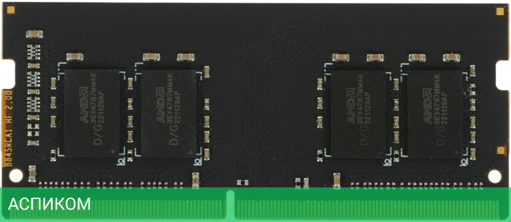 Оперативная память AMD Radeon R7 Perfomance Series 4GB DDR4 SO-DIMM PC4-19200 (R744G2400S1S-U)